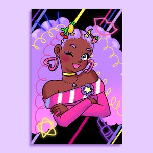 Stylish Girl Print | Kawaii Anime Print