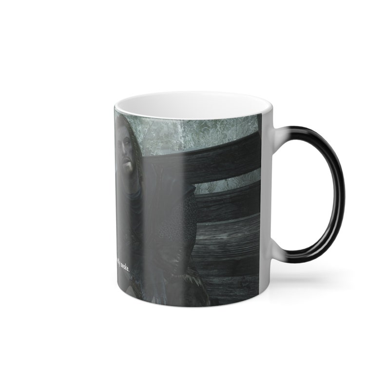 Vous êtes enfin réveillé Skyrim Mug à changement de couleur Mug à changement thermique image 8