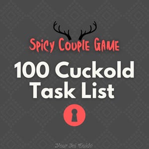 100 Cuckold Roleplay Challenges - Couple Guide Game Instant Digital Download Instruction Task Check List Wife Husband Boyfriend Girlfriend