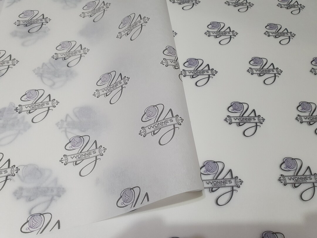 Custom Printed Translucent / Baking /tracing Paper/ Wedding Logo