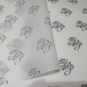 Custom printed translucent / baking /tracing paper/ wedding logo /personalised a3 a4 a5 business packaging wrapping tissue paper greaseproof