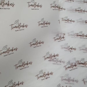Personalizzato stampato traslucido / cottura al forno / carta da ricalco / logo del matrimonio / carta velina da imballaggio aziendale personalizzata a3 a4 a5