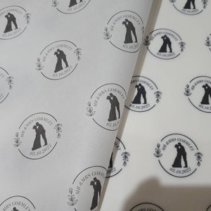 Carta velina stampata personalizzata/imballaggio aziendale A3 420x 297mm personalizzato