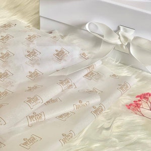Campione di oleata/silicone oleata e pergamena Carta stampata personalizzata/carta regalo personalizzata/packaging aziendale