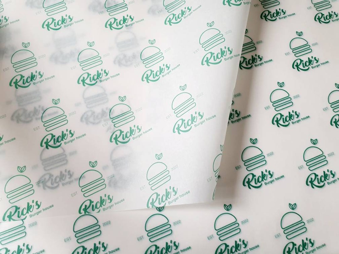 Custom Printed Greaseproof  Baking food Safe - Etsy Australia