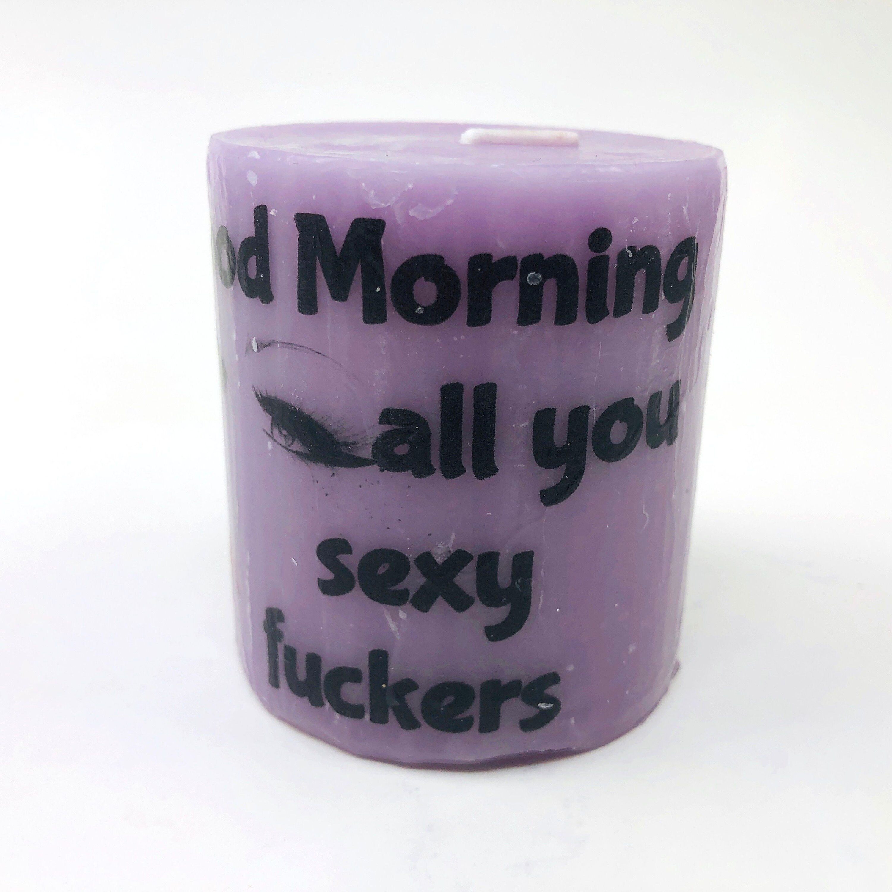 Naughty Candle 3 Inches Tall by 2.5 Inches Wide Lavender Etsy