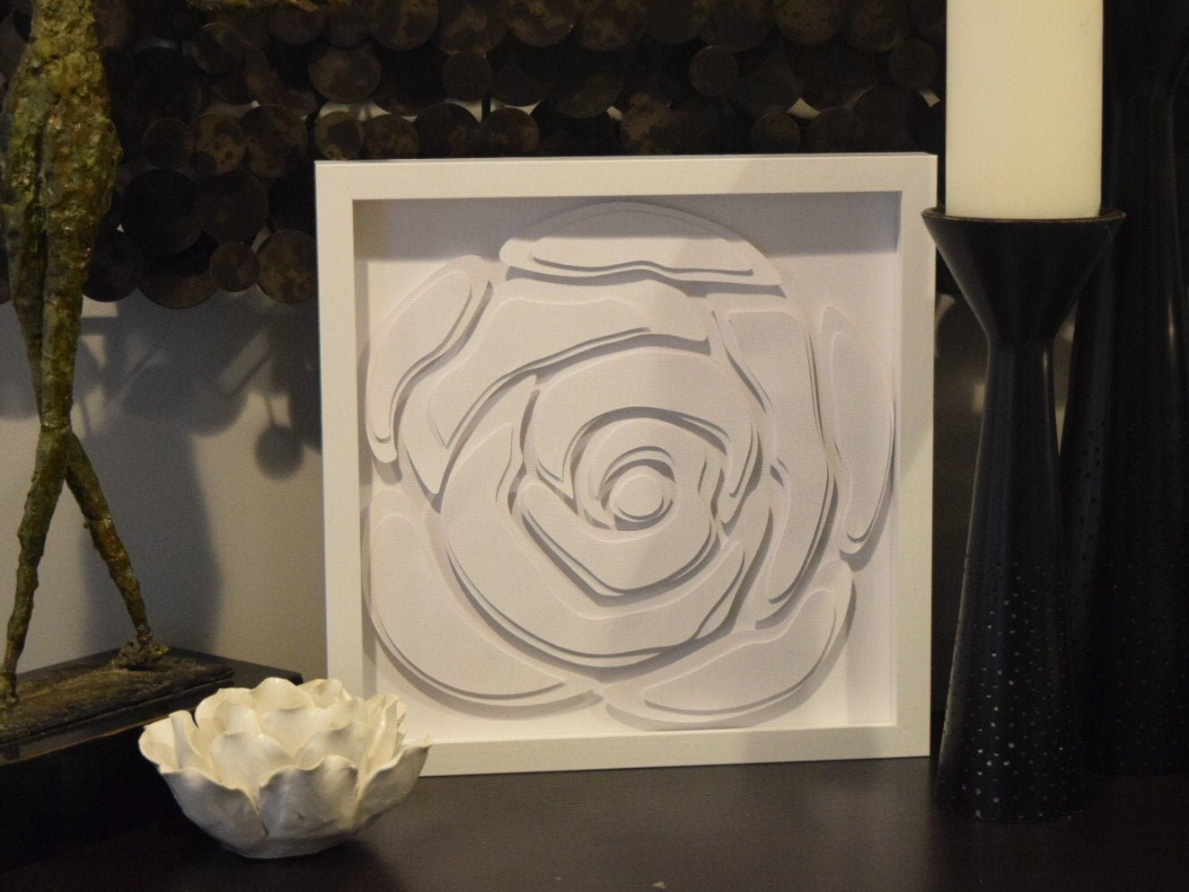 Flower Rose Wall Art Rose Wall Decor Rose Artwork Nursery Etsy
