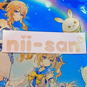NII-SAN JDM Kawaii Car Decal Vinyl Sticker