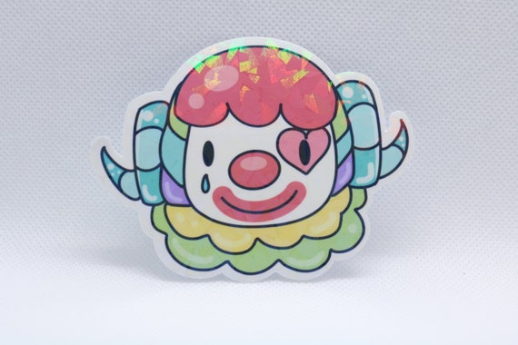 PIETRO AC Clown Sheep Holographic Vinyl Sticker - Etsy