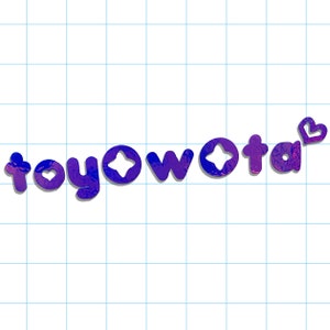 Adesivo per auto in vinile JDM toyOwOta
