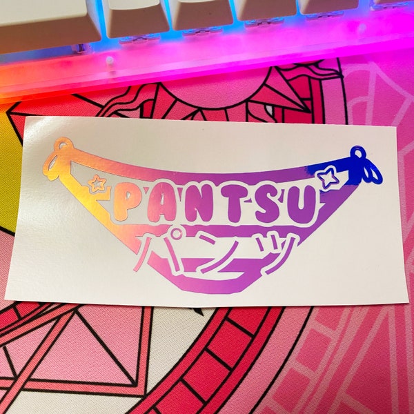 PANTSU JDM Anime Vinyl Car Kawaii Decal Sticker
