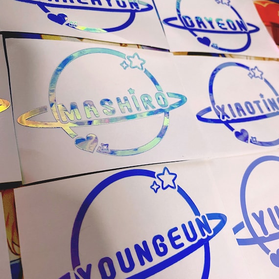 KEP1ER KPOP Vinyl Decal Sticker for Lightstick, Binder, Collection