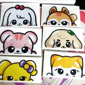 IVE MINIVE Peeker Peek-A-Boo Sticker