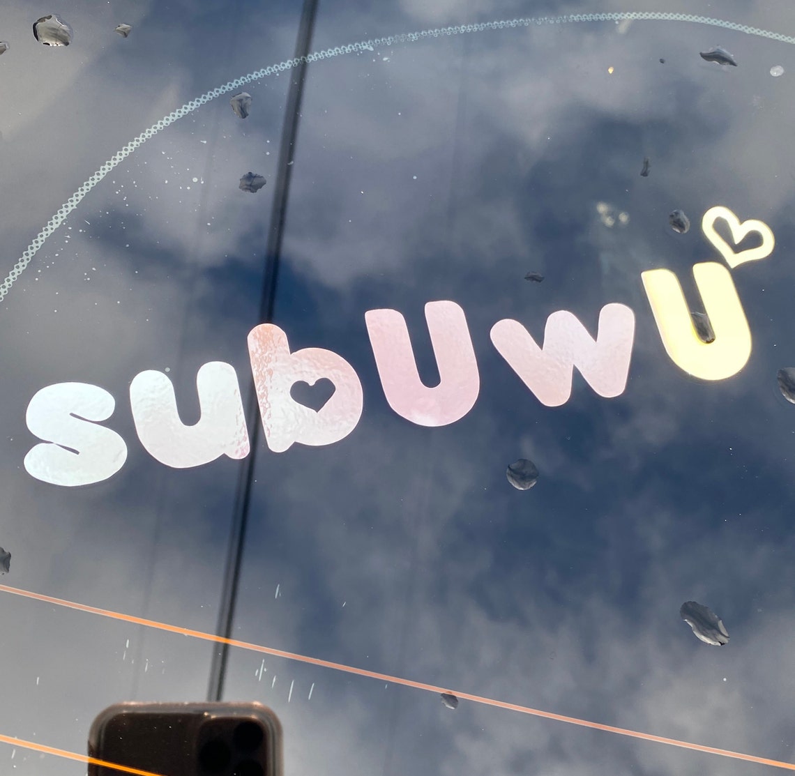 SUBUWU JDM Kawaii Car Decal Vinyl Sticker - Etsy