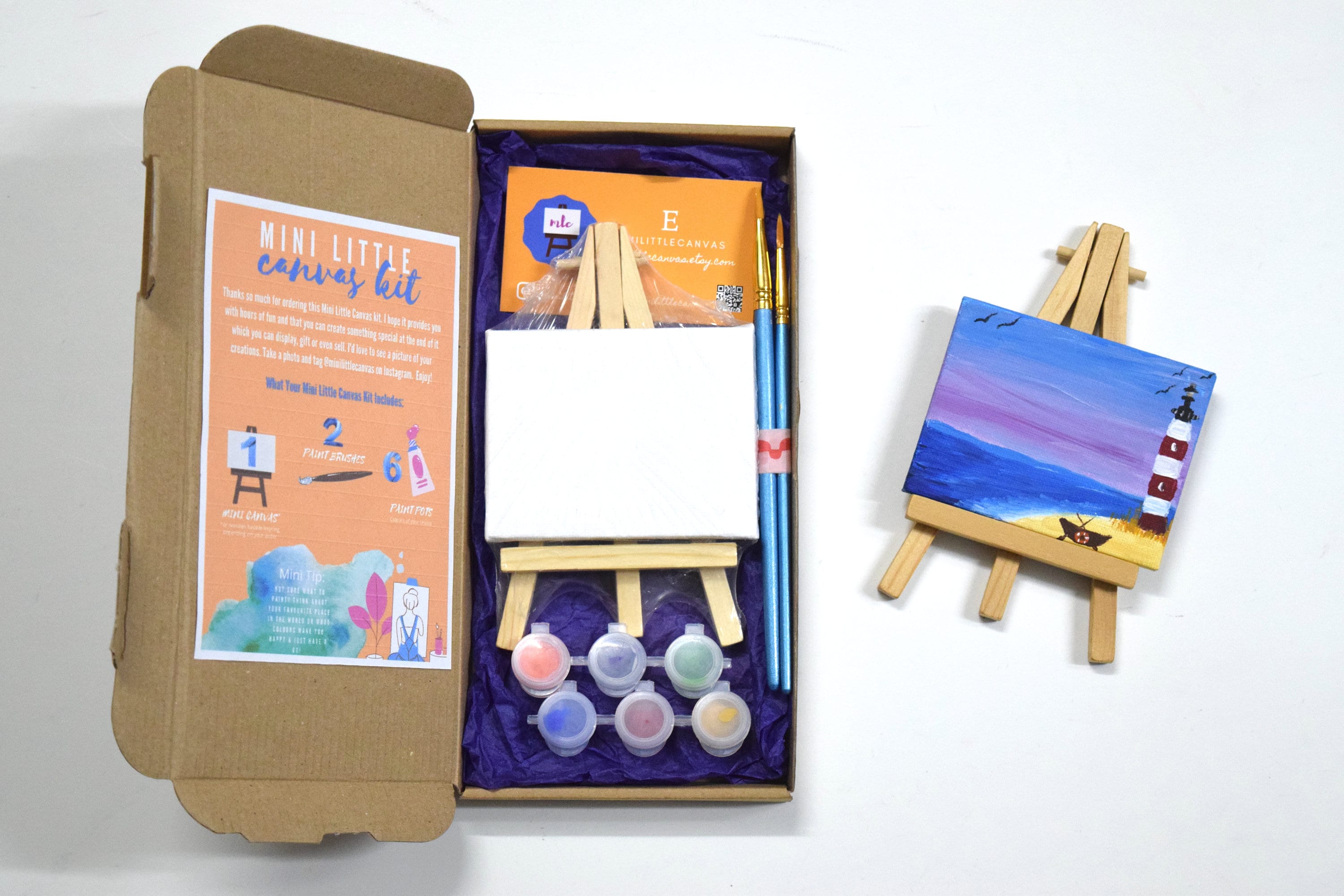 DIY Mini Canvas Painting Kit 