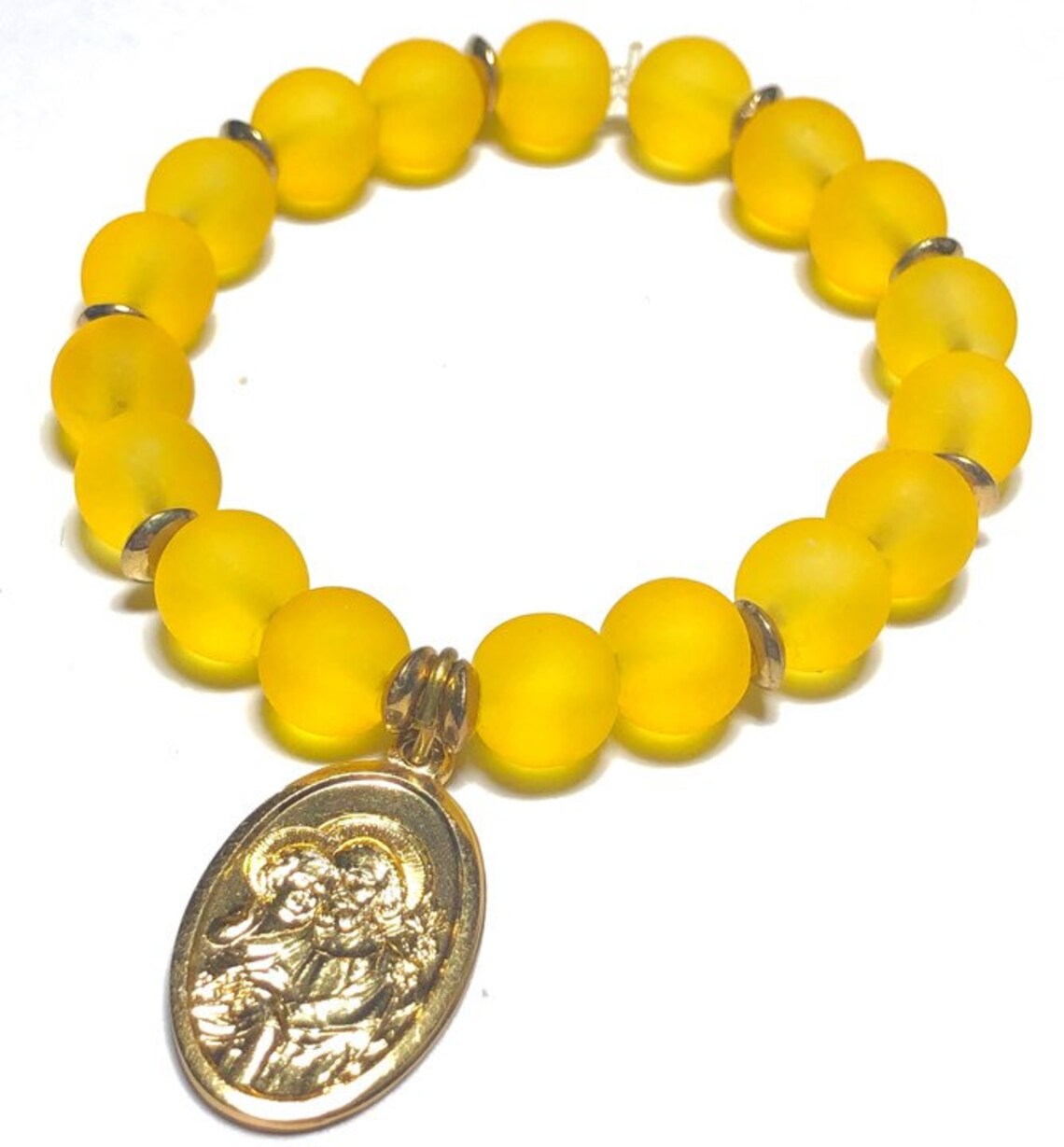 Saint Joseph Bracelet Birthday Gift Religious Jewelry Gifts Etsy UK