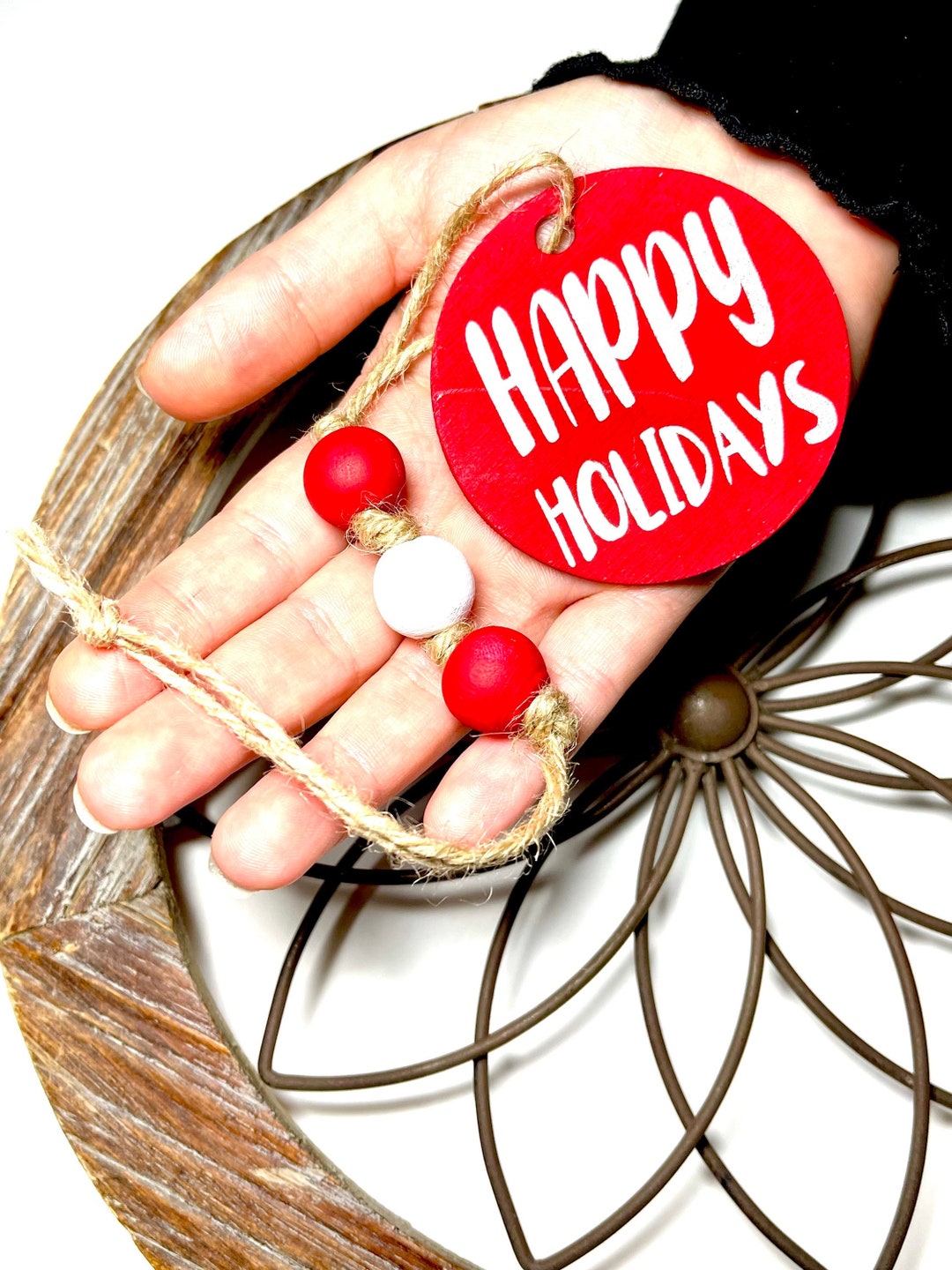 Wood Christmas Ornaments Door Hangers Tree Decorations Etsy