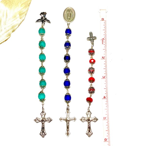 Pocket Rosary, Holy Devotion, Catholic Rosary, Prayer, heaven and Earth, Angels, Protection, Our Lady Of Fatima, Hail Mary, Gifts, Holidays