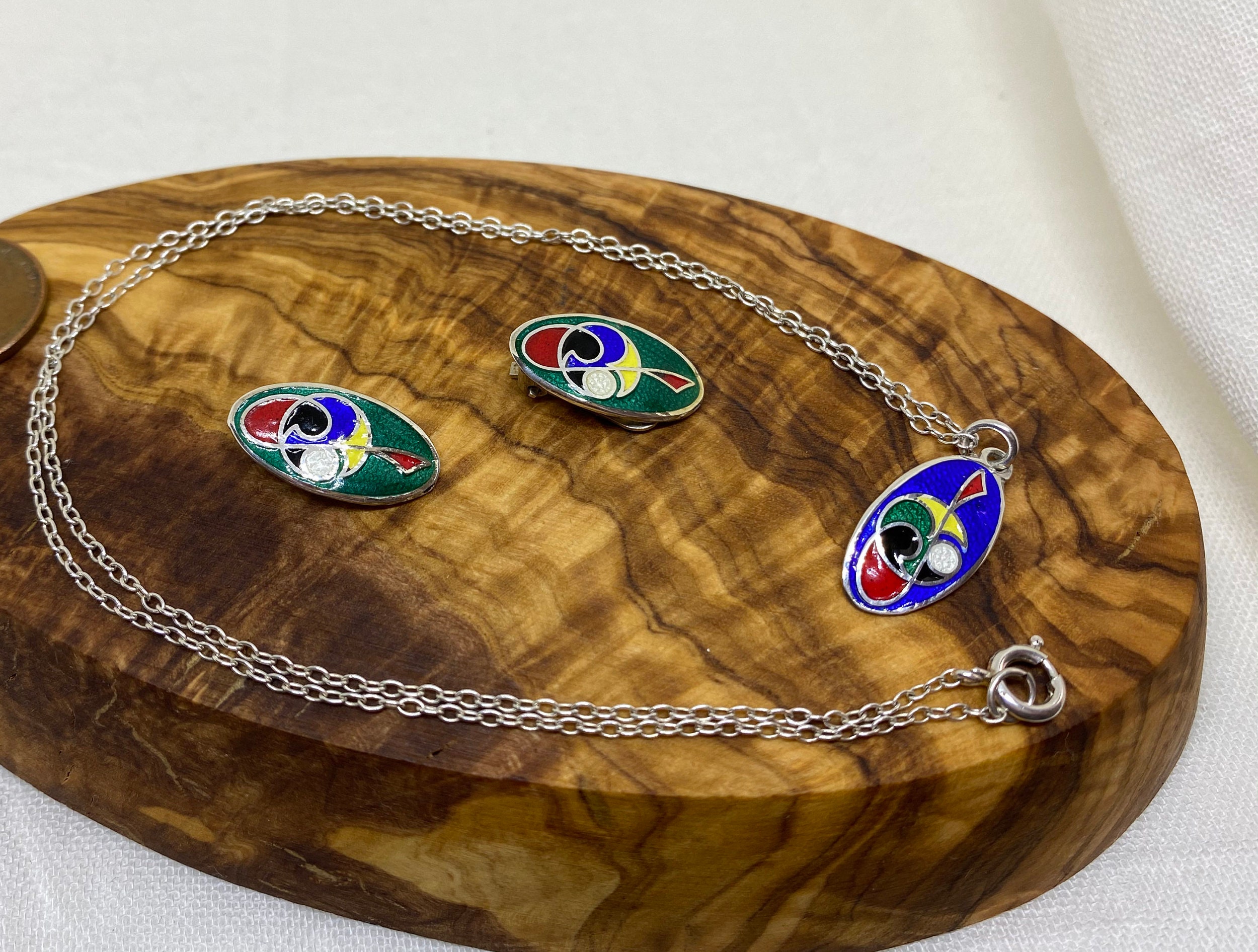 Celtic store enamel jewelry