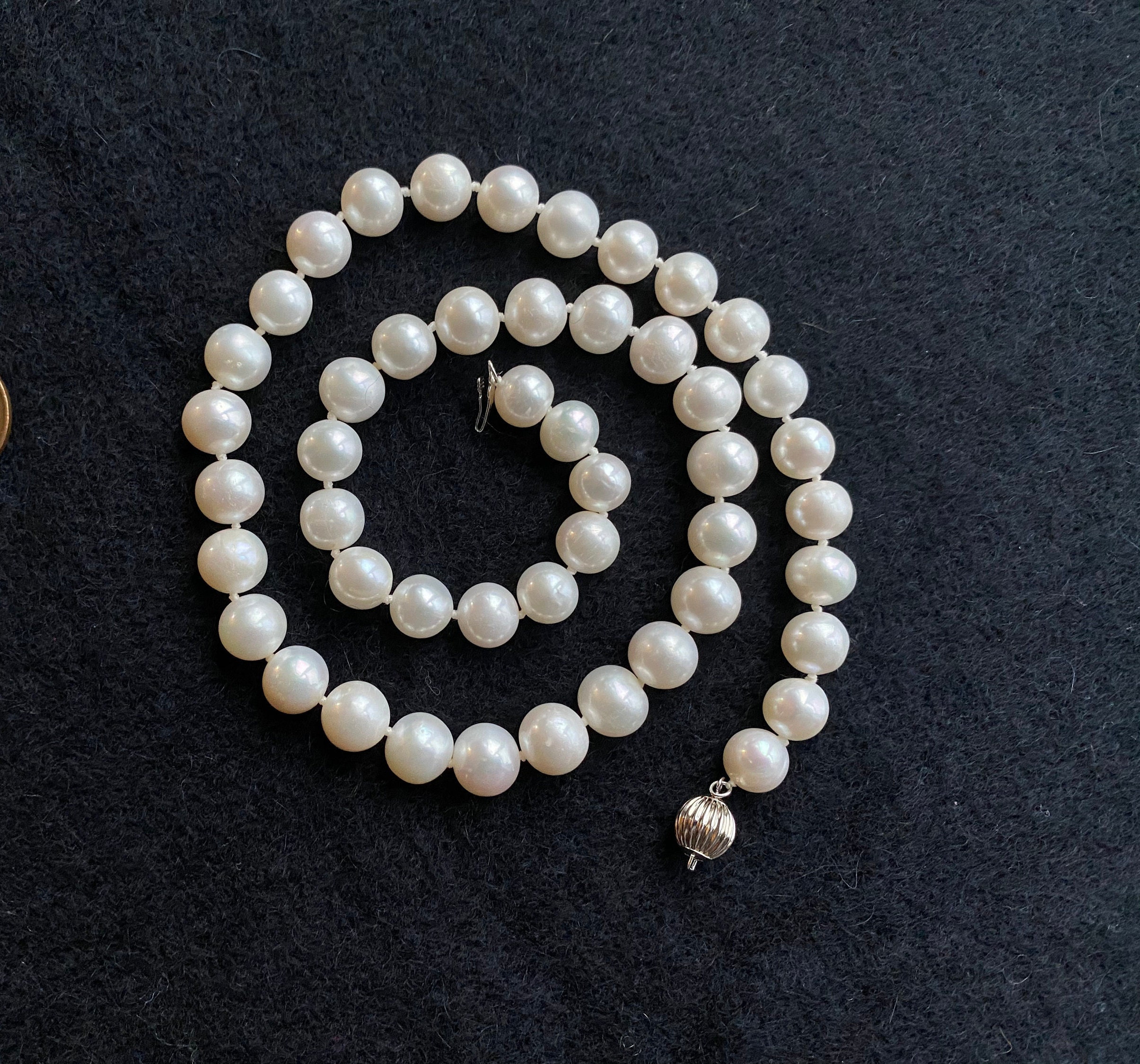 1pc 18cm 2-3mm Natural Freshwater Pearl String Necklace, Hand DIY Jewelry, Jewels Accessories,Temu