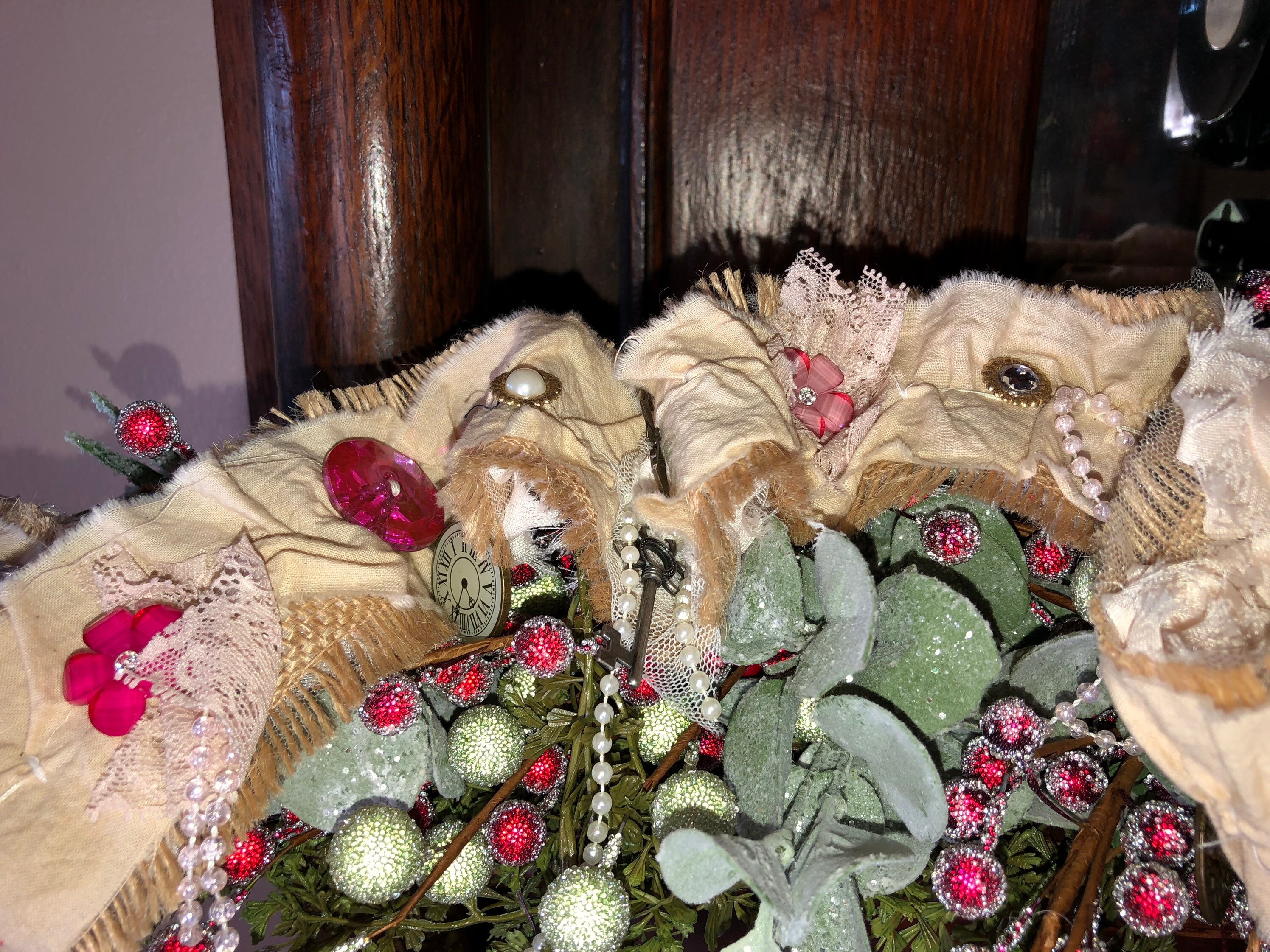 Primitive Victorian Garland. Handmade Etsy