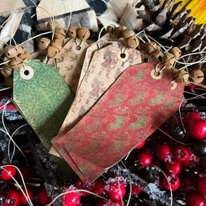 Primitive Christmas Tags. Handmade - Etsy