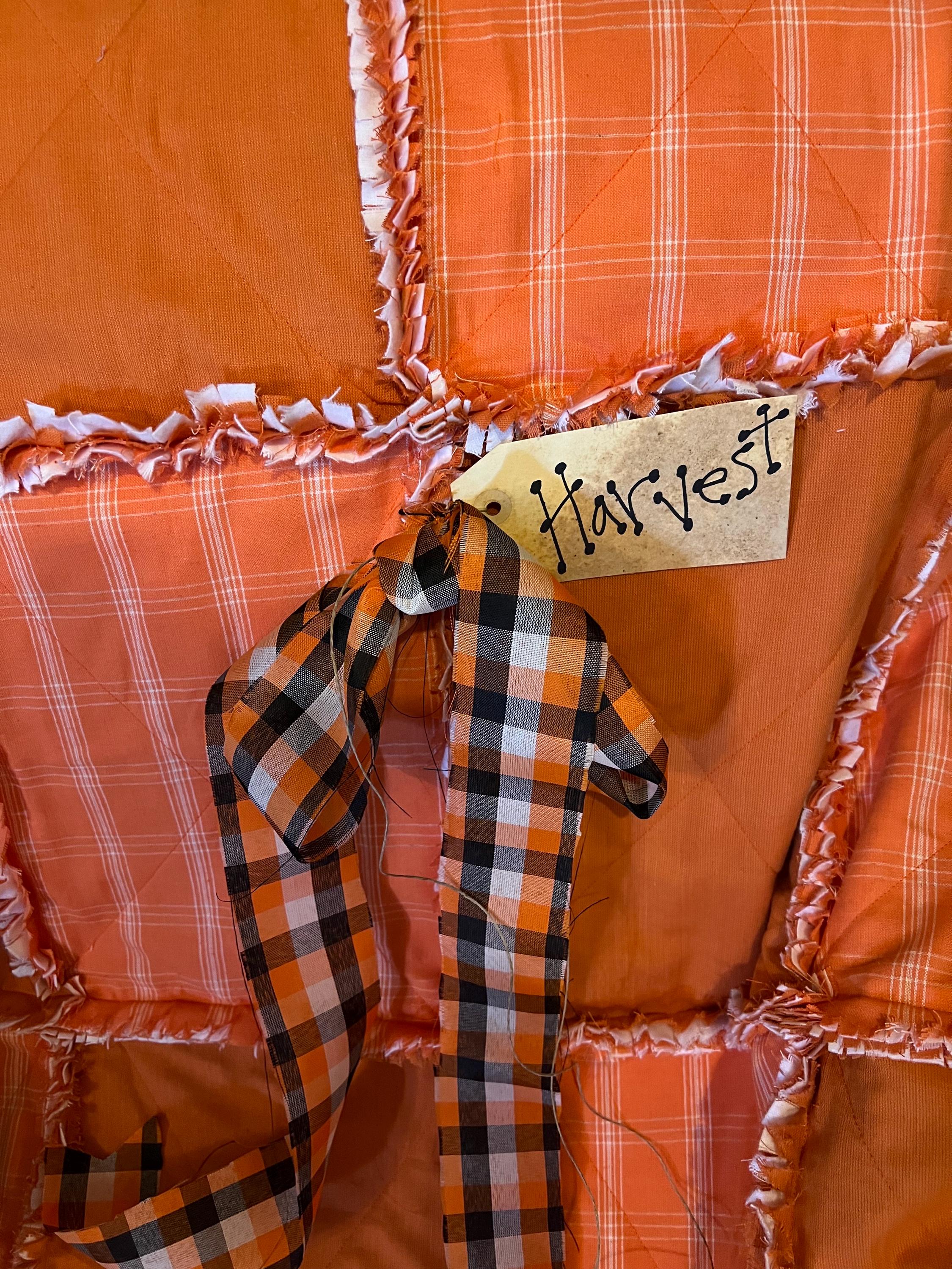Homespun Fall Rag Quilt. Handmade - Etsy