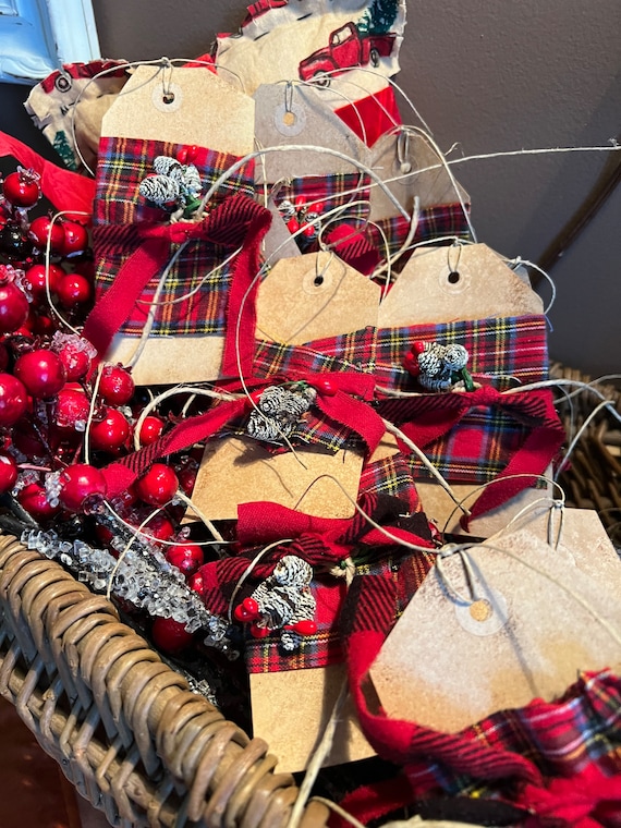 Christmas Tags/Bowl Fillers. Handmade