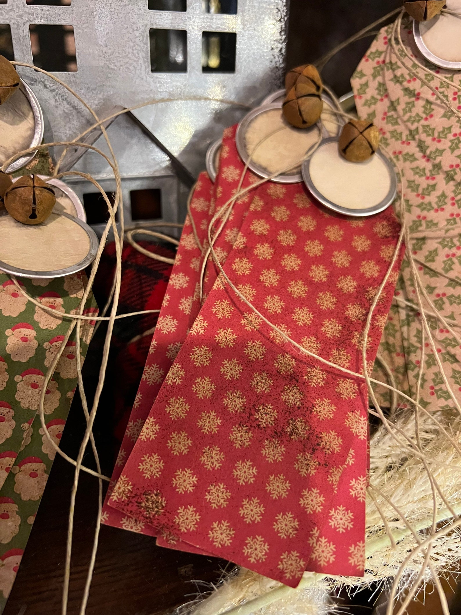 Primitive Christmas Gift Tags. Handmade - Etsy