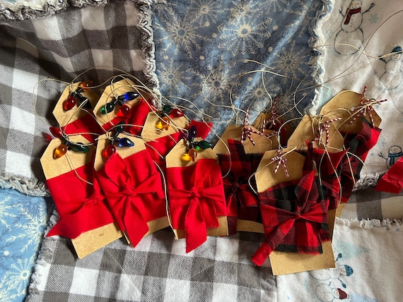Christmas Gift Tags/Bowl Fillers. Handmade