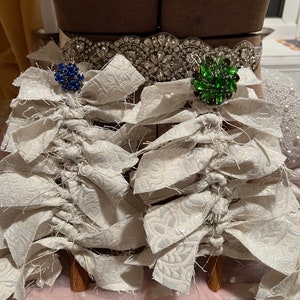 Shabby Chic Christmas Trees. Handmade