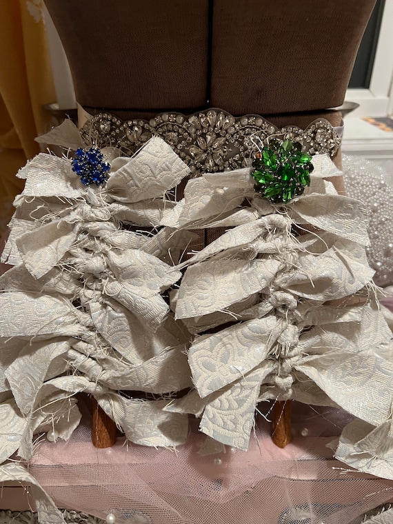 Shabby Chic Christmas Trees. Handmade