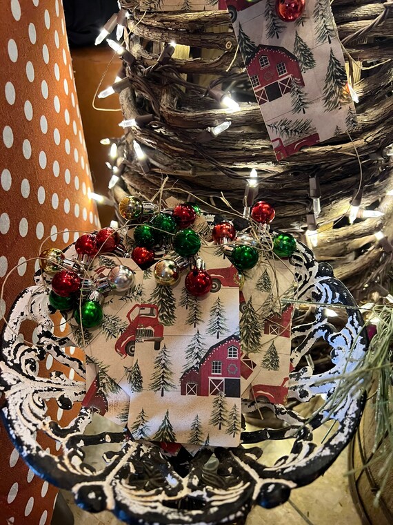Primitive Christmas Gifts Tags