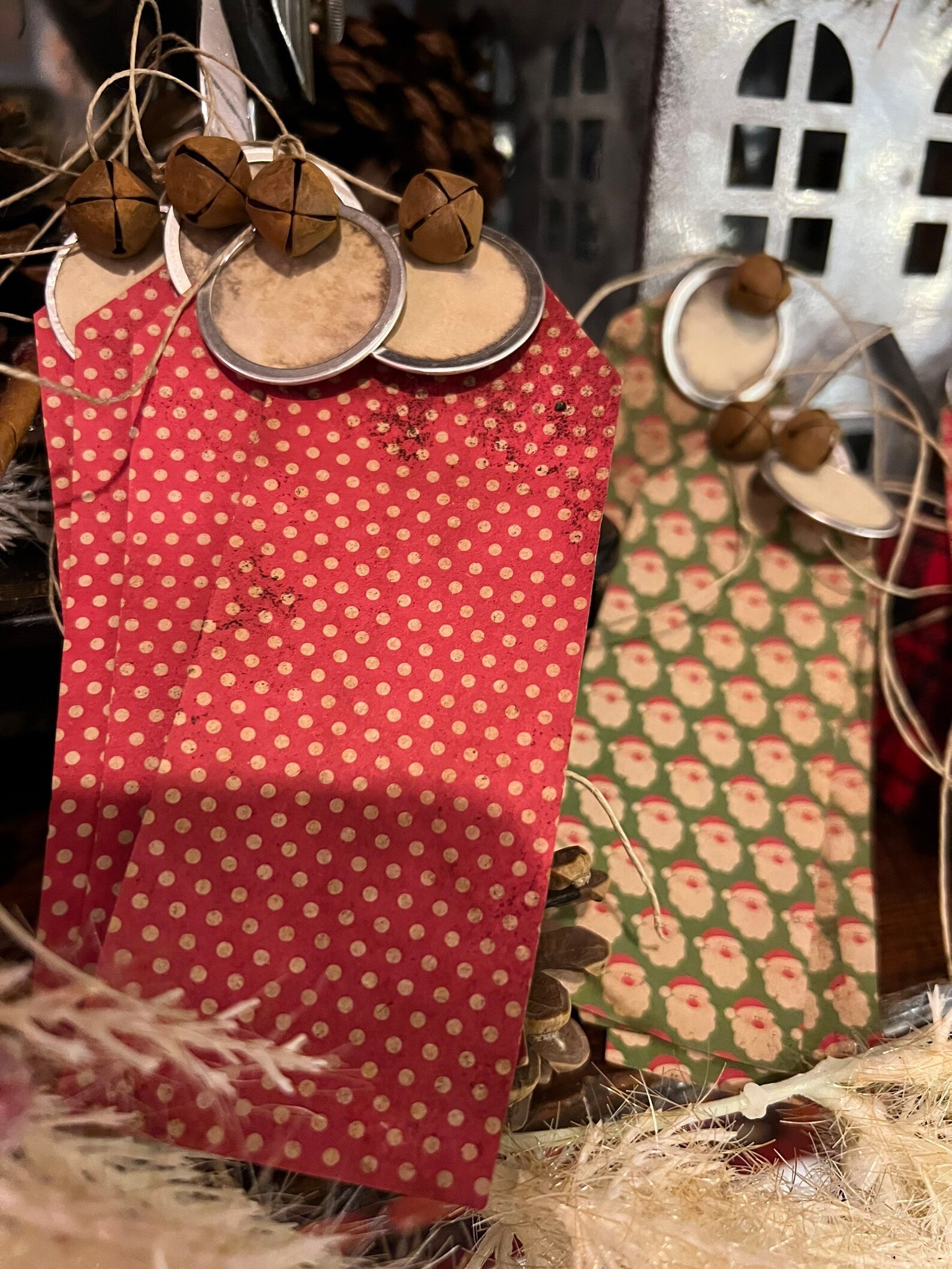 Primitive Christmas Gift Tags. Handmade - Etsy