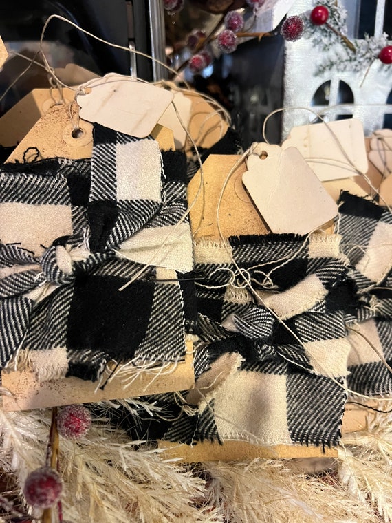 Primitive Christmas Tags/Bowl Fillers. Handmade