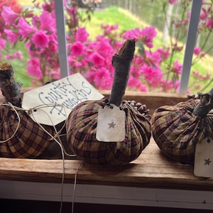 Country Pumpkins. Handmade