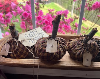 Country Pumpkins. Handmade