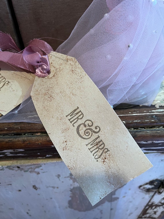 Vintage Shabby Chic Tags/Accents. Handmade