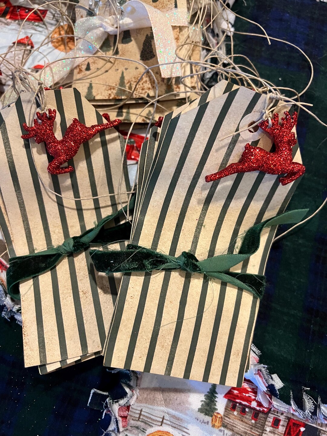 Primitive Christmas Gift Tags/accents - Etsy