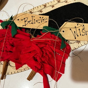 Country Weihnachtsbaumschmuck. Handgefertigt