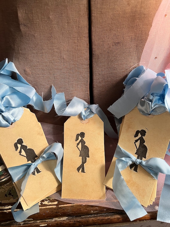 Baby Boy Shower Tags/Accents. Handmade