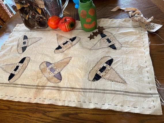 Halloween Witches Table Topper. Handmade
