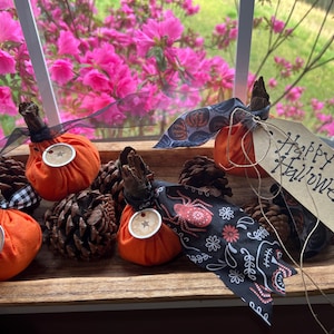 Primitive Pumpkins. Handmade