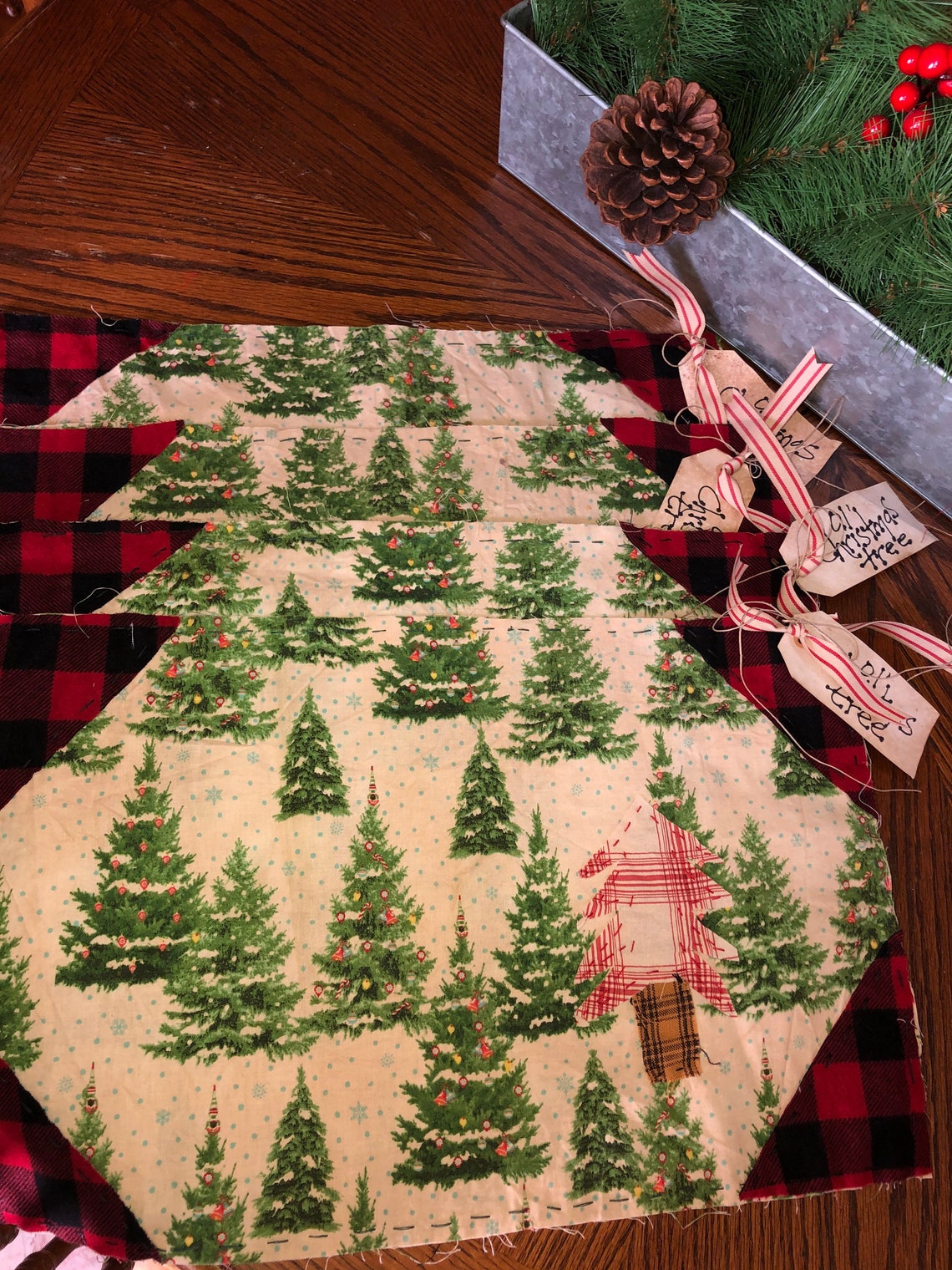 Primitive Christmas Placemats. Handmade Etsy