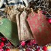 Primitive Christmas Tags. Handmade - Etsy