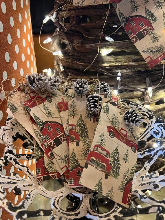 Primitive Christmas Gift Tags.