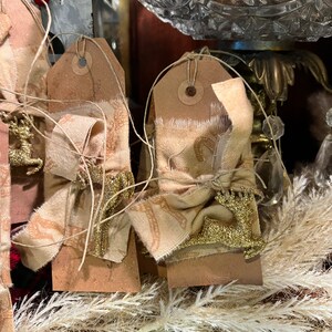 Primitive Christmas Gift Tags/bowl Fillers Handmade - Etsy