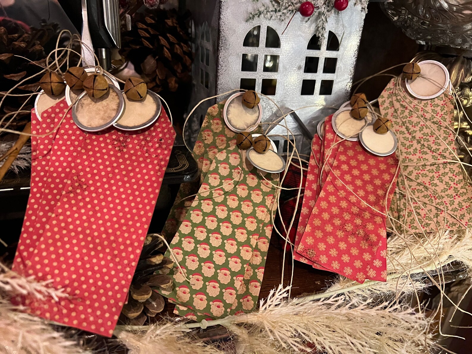 Primitive Christmas Gift Tags. Handmade - Etsy