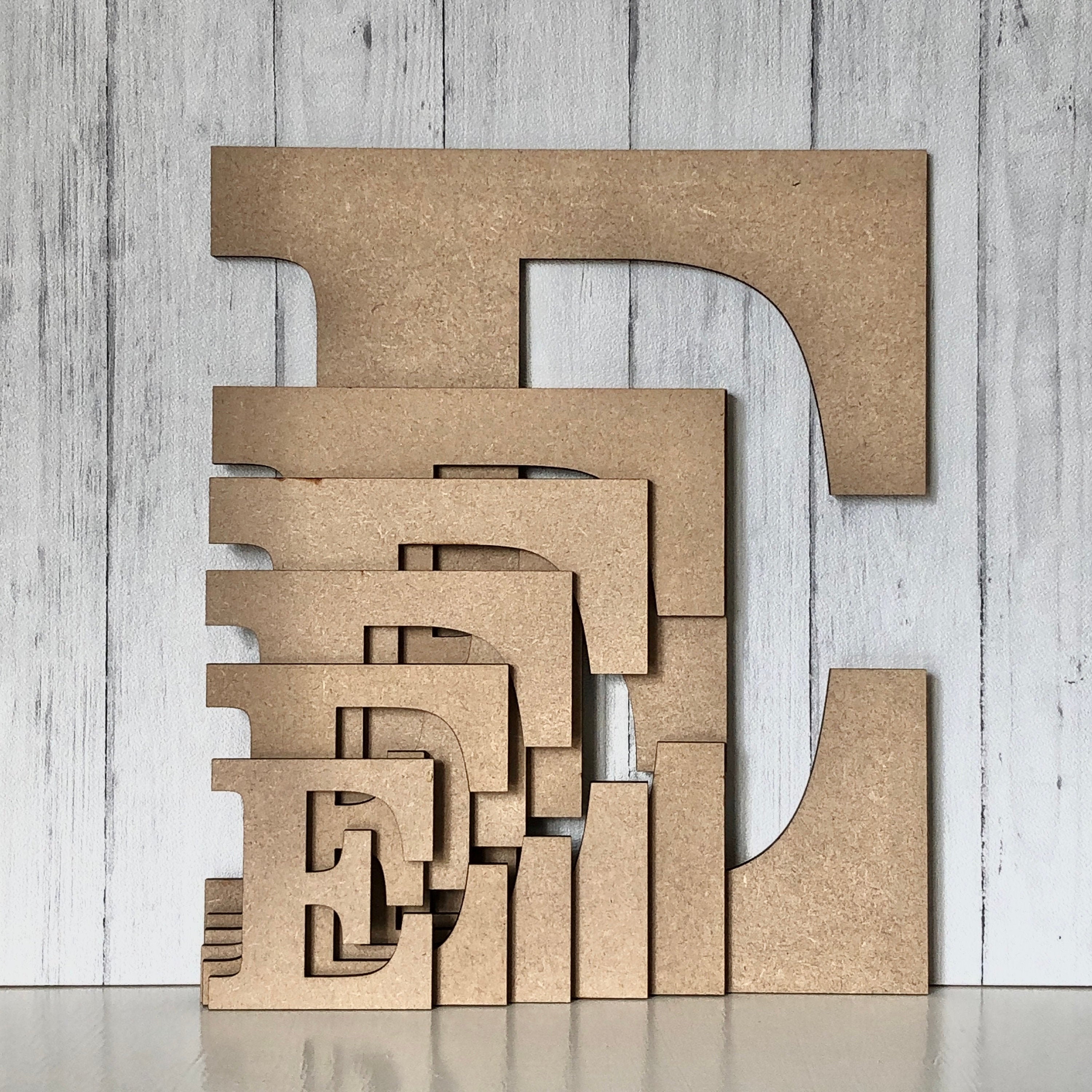 Large Flat Cardboard Letters | Choose Your own Letters and Numbers | Large  Flat Cardboard Numbers | Decorative Letters | Giant Letters for Wall Decor