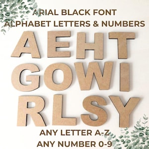 Lettres De L'alphabet En Bois De Style Nordique, Blocs De Nom De Bébé